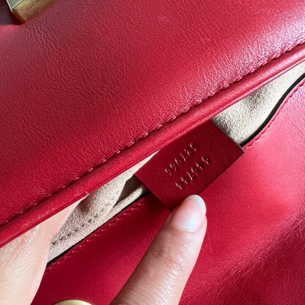 GUCCI Mini GG Marmont Matelassé Shoulder Bag 